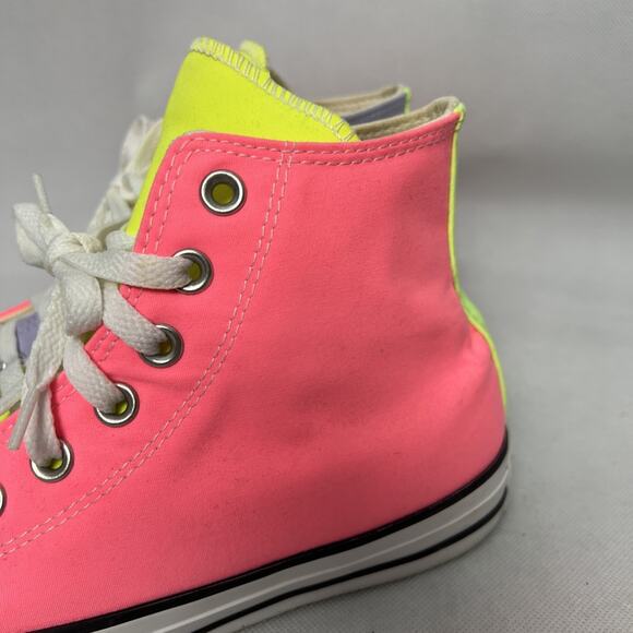 Converse Chuck Taylor All Star High Womens Size 9 Pink Athletic Shoes Sneakers - Picture 5 of 11